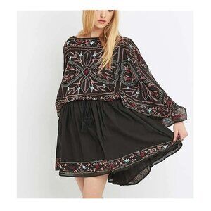 Free People Sheer Batiste Frida Embroidered Tunic Dress